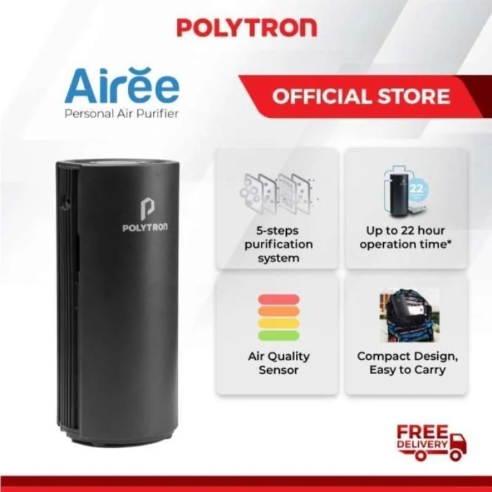 Air Purifier Polytron Airee PCP01 Portable HEPA13 Filter Udara