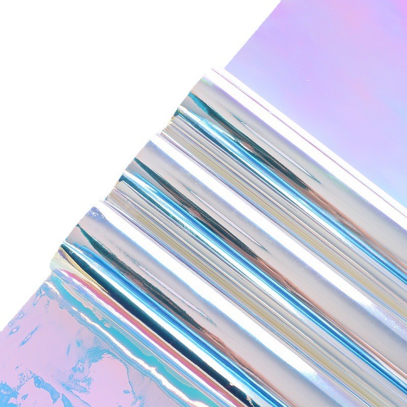 

(5 lembar) Cello Hologram Kertas buket pelangi Flower wrapping