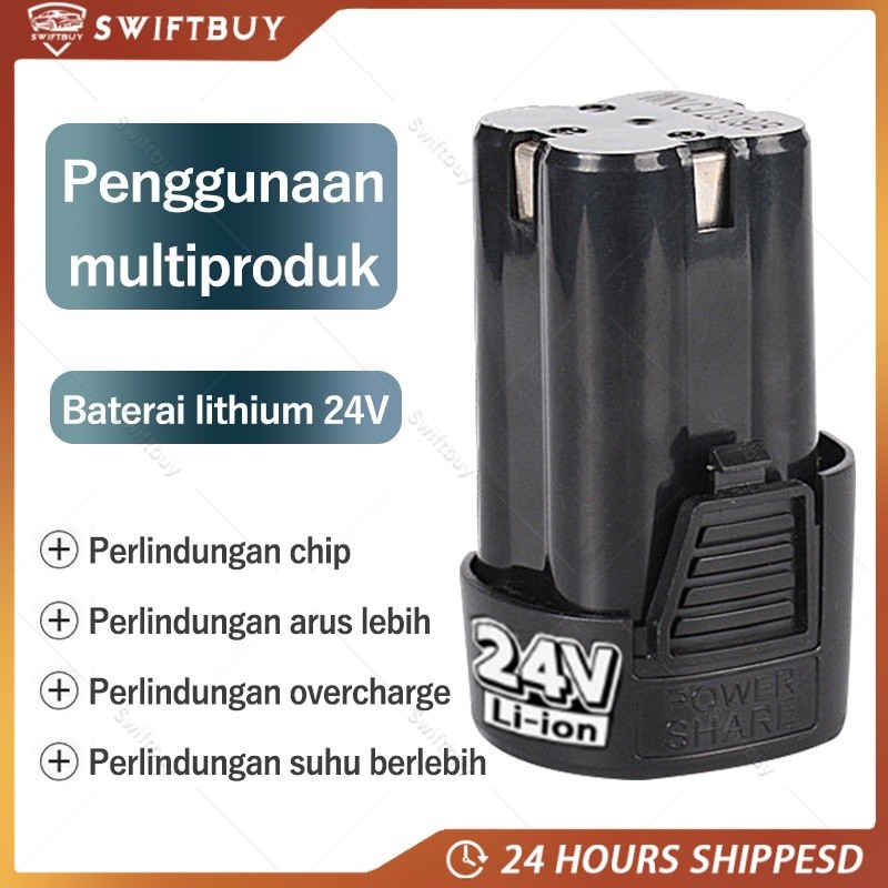 Baterai Lithium 24V Li-Ion 24 Volt 24V Baterai Untuk Xenon Ryu JLD Baterai Bor Electric Cordless Bor