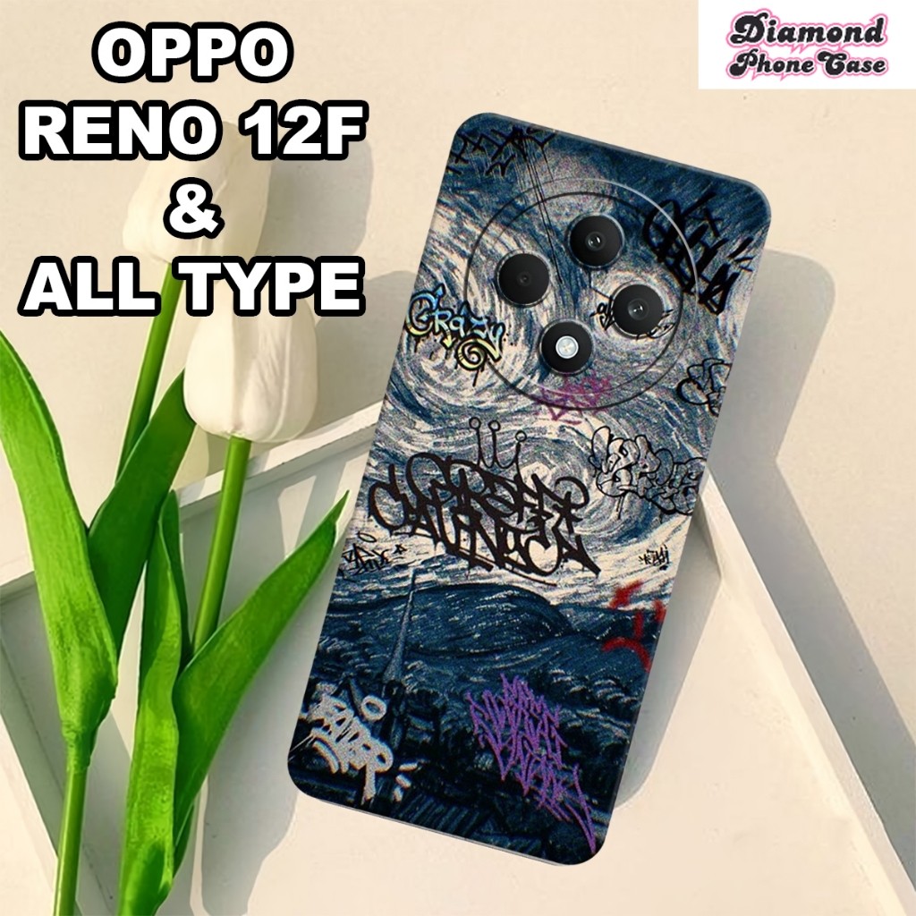 G5 - Softcase OPPO RENO 12F Terbaru 2024  - Case pro camera - MOTIF RICK AND MORTY - bahan  karet le