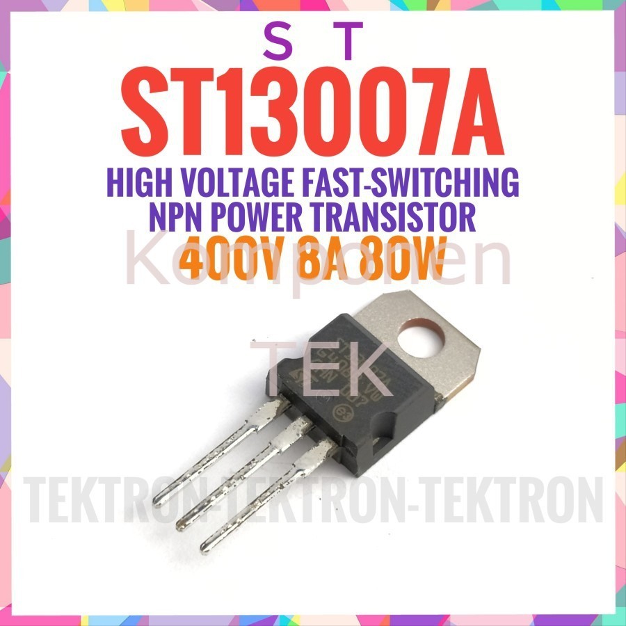 ST ST13007A NPN power transistor ST13007 400V 8A 80W 13007 asli ori