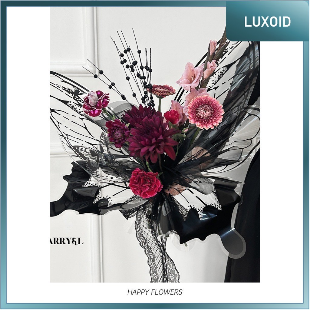 

LUXOID - (1 SET) - FL51 WINGS OPP Wings Butterfly Kertas Bunga Paper Buket Kado Florist Cellophane