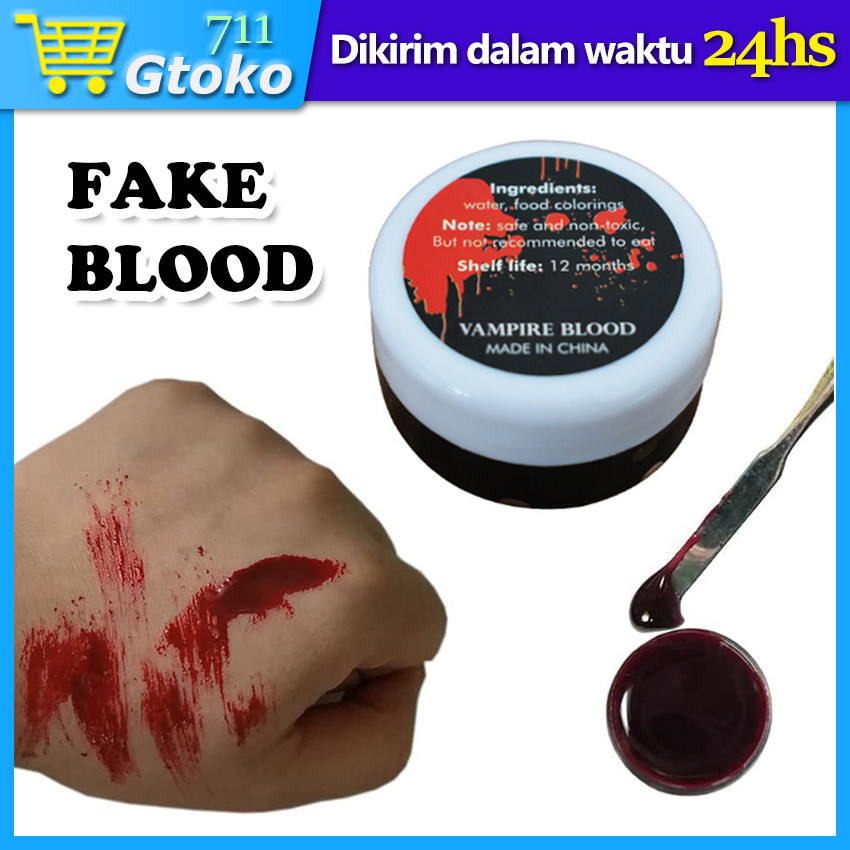 Darah Palsu Halloween Vampire Prank Darah Palsu Buat Make Up Fake Blood