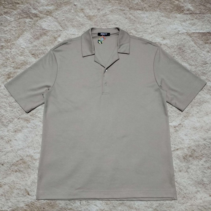 kaos polo coklat polos DRAW FIT kaos krah pria murah bagus size L