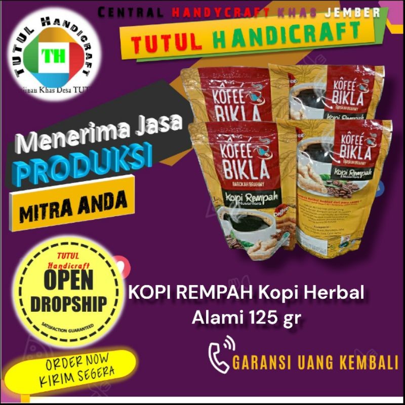 

MAKRIFATBUSINESS KOPI BIKLA KOPI REMPAH Kopi Herbal Alami 125 gr