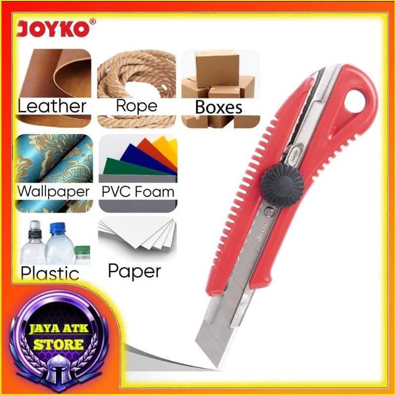 

Cutter L-500A Pemotong Kertas Mata Pisau Tajam