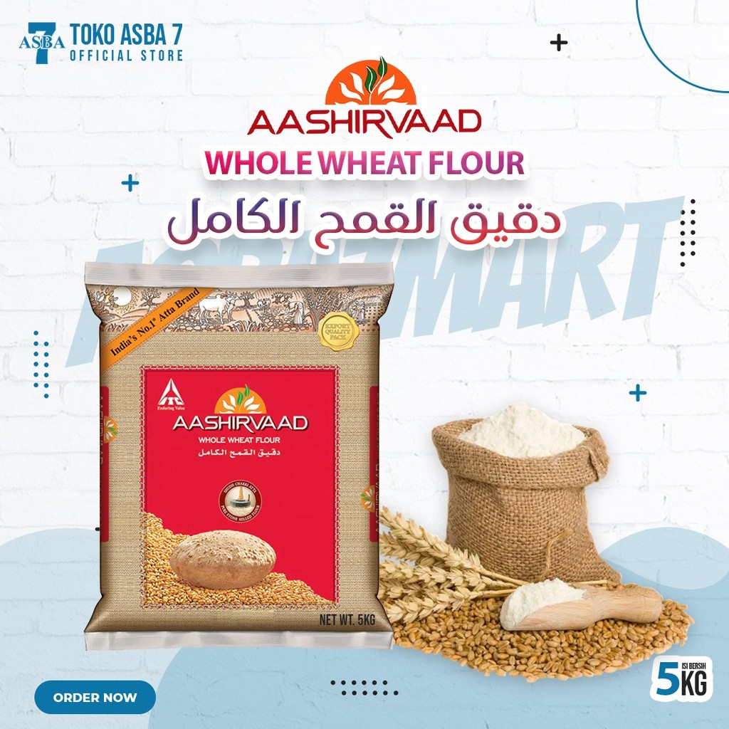 

AASHIRVAAD WHOLE WHEAT FLOUR 5KG