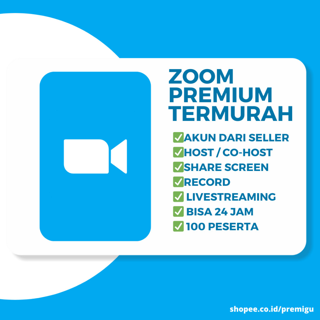 Upgrade Zoom PRO 1 Tahun + Addons 500, s/d 1000 Participant FULL GARANSI