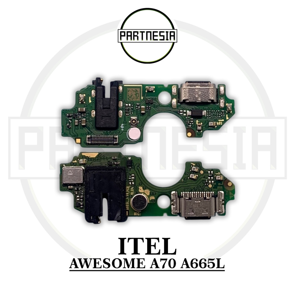 KONEKTOR CHARGER PAPAN MIC PLUG IN SUB BOARD ITEL AWESOME A70 A665L ORIGINAL