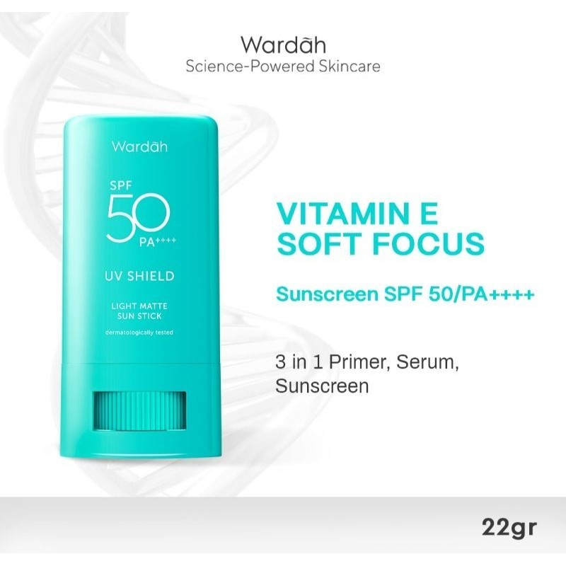 WARDAH UV SHIELD LIGHT MATTE SUN STICK SPF 50 PA++++