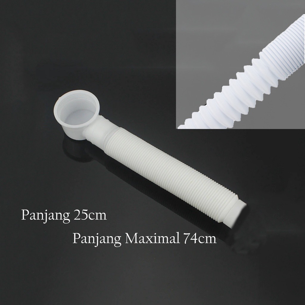 Selang Afur Flexible ABS Bathtub Pembuangan Air Termurah