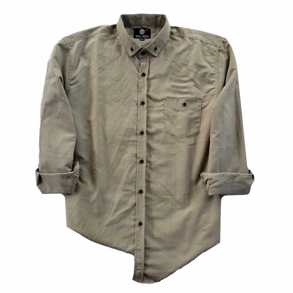 Kemeja Pria Lengan Panjang Shirt Polos