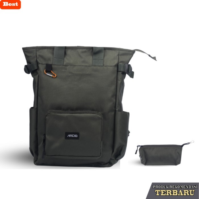 tas ransel pria murah berkualitas JOY ARMY |MNM x ARCIO| Tas Ransel Pria Jinjing Backpack Tote Bag O