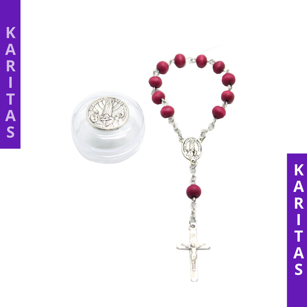 ROSARIO KECIL KATOLIK / ROSARIO KECIL / ROSARIO KAYU WANGI / ROSARIO UNIK / GELANG ROSARIO