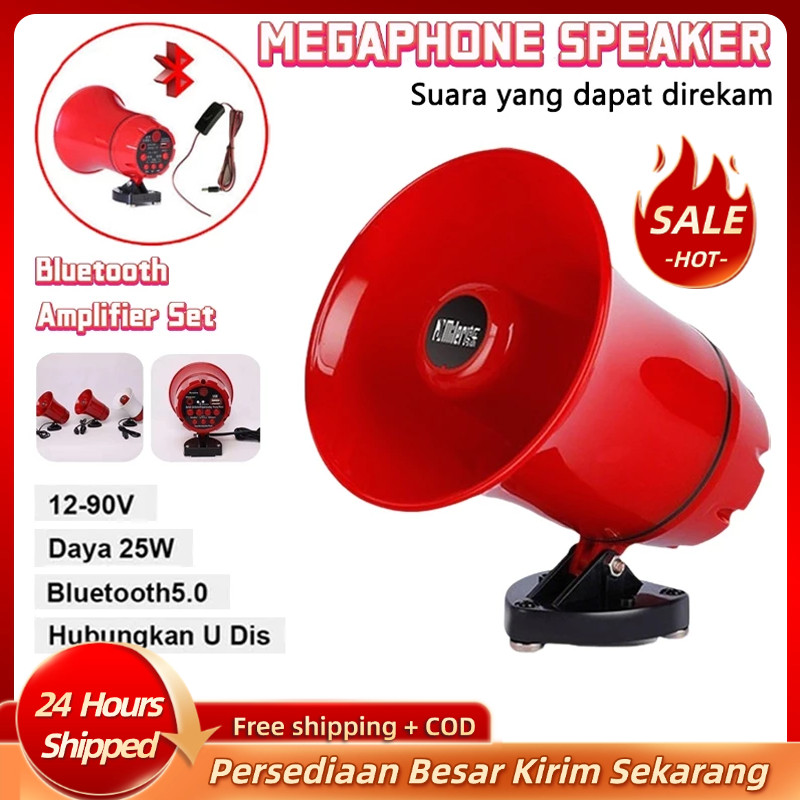 Toa Megaphone Megaphone Speaker Corong Sirine Bisa Rekam Suara Pengeras Suara Bisa Rekam Suara Merk 
