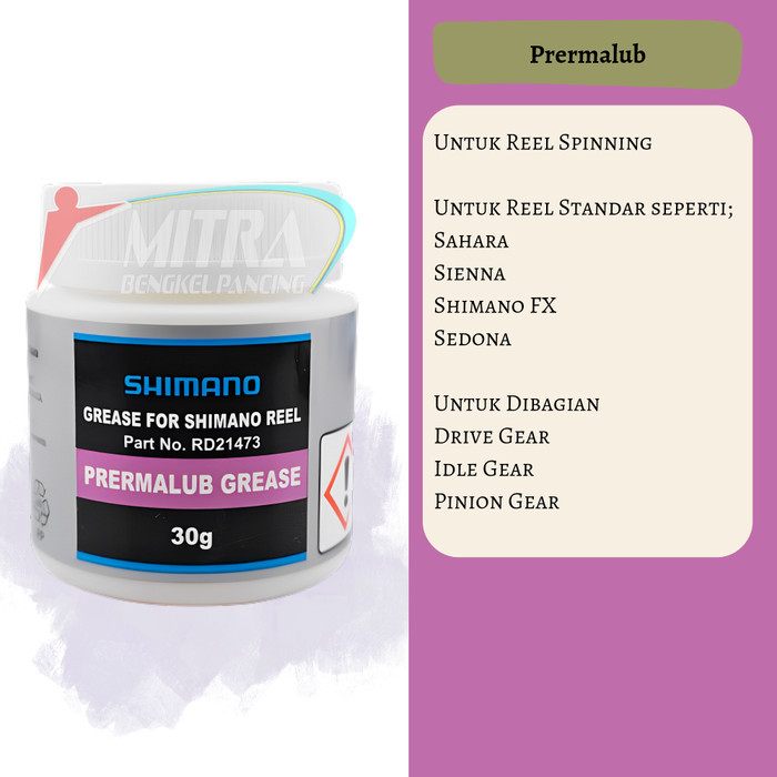 Grease Shimano Original Japan Pelumas Sparepart  Reel Pancing - PRERMALUB