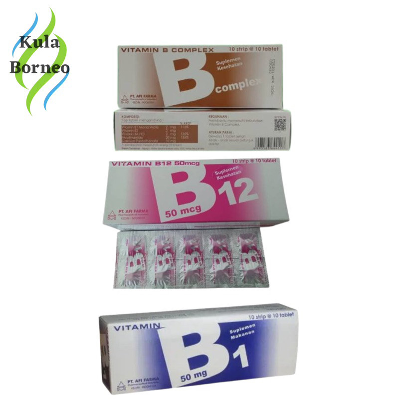 Banda Aceh Vitamin B1, B6, B12, B Complex / multivitamin / daya Tahan tubuh