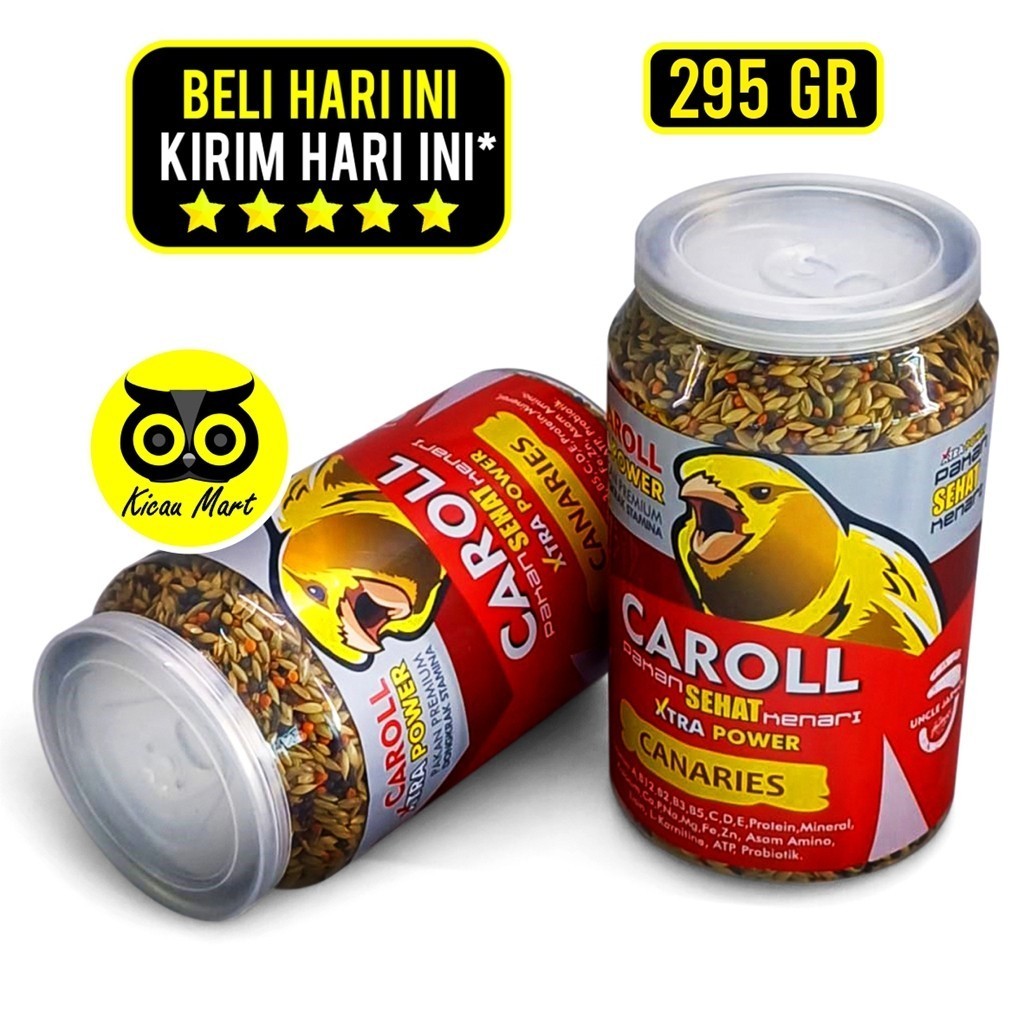 KICAU MART Caroll Xtra Power Premium Karol Pakan Gacor Penggacor Burung Kenari Finch Blackthroat Sis