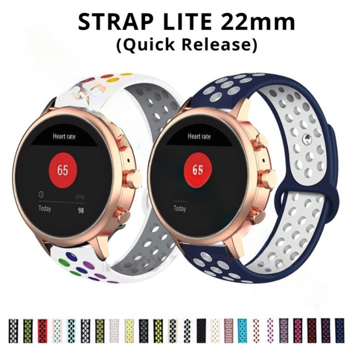 BEST SELLER 22mm VOLT2 Strap Fossil Gen 5 Julianna Garrett Carlyle HR Tali jam - Pink - Mint