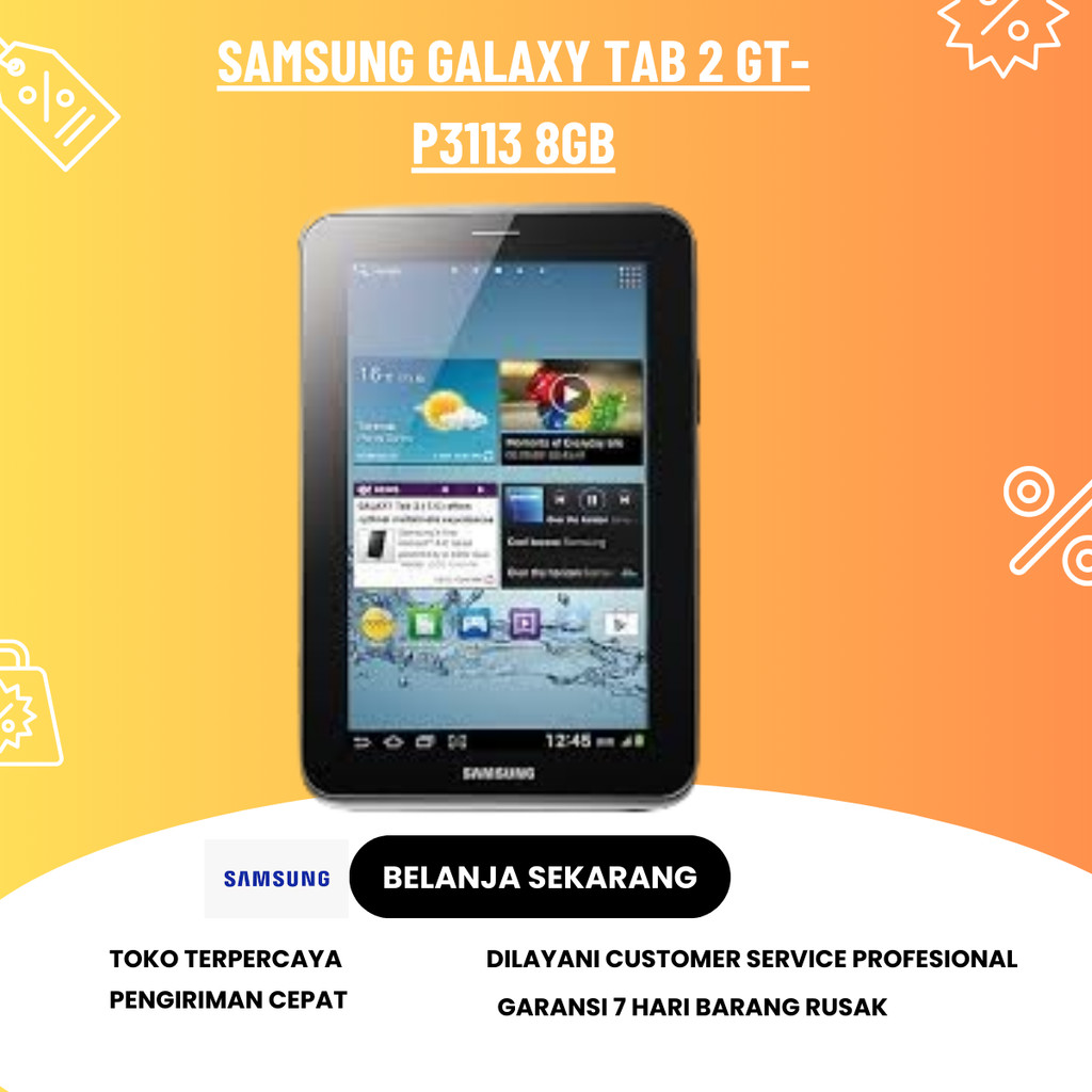 Samsung Galaxy Tab 2 GT-P3113 8GB - SECOND