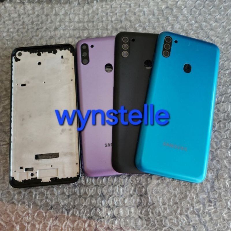 SAMSUNG M11 - Backdoor Tutup Belakang Hp Samsung Galaxy M11 M115F - Frame Lcd / Tarakan Bezel / Tula