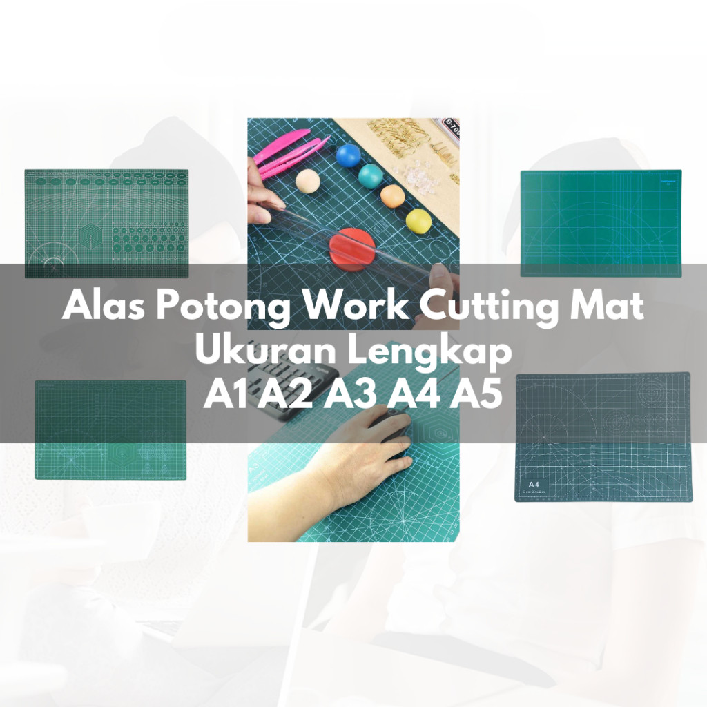 

VLTM Alas Potong Cutter Work Cutting Mat Pad Anti Slip Ukuran A1 A2 A3 A4 A5 Lengkap AUPCZV