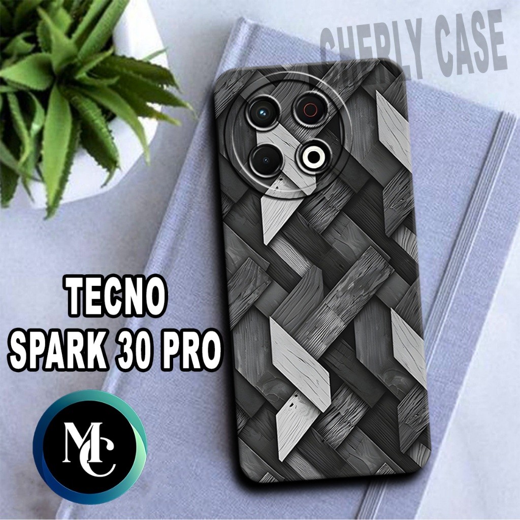 CC20/ Softcase karet lentur untuk TECNO SPARK 30 PRO/Motif ABSTARK/case TECNO SPARK 30 PRO/kesing TE