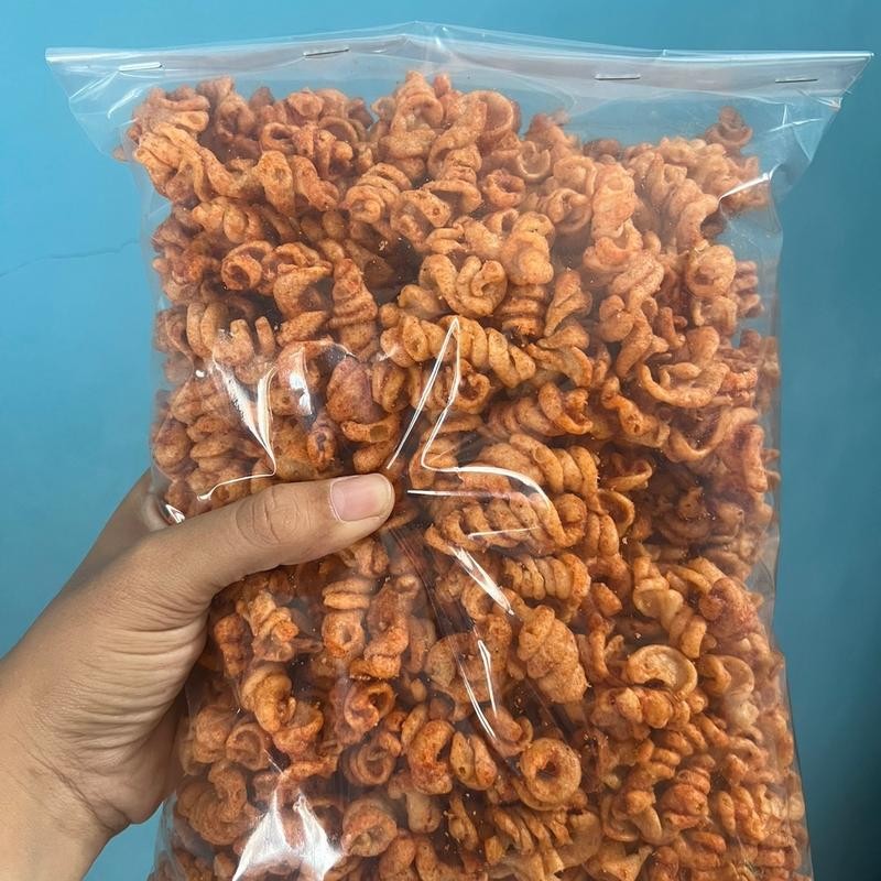 

TripelM Makaroni spiral pedas snack Enak