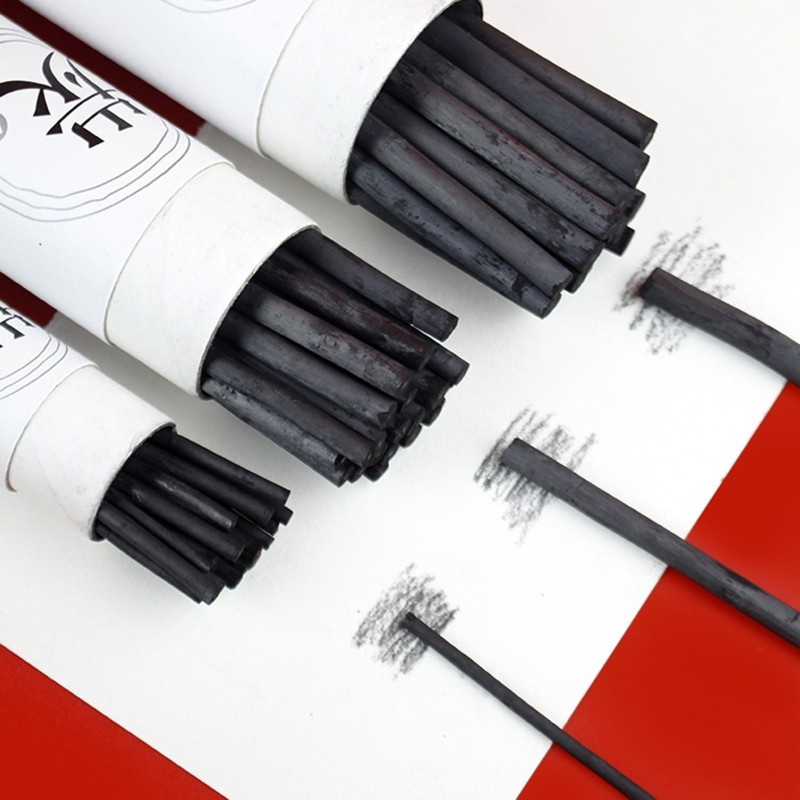 

25x Vine Charcoal Pencils Drawing Sketching Willow Charcoal Sticks Art Supplies for Artists Adults Teens Beginner Gift