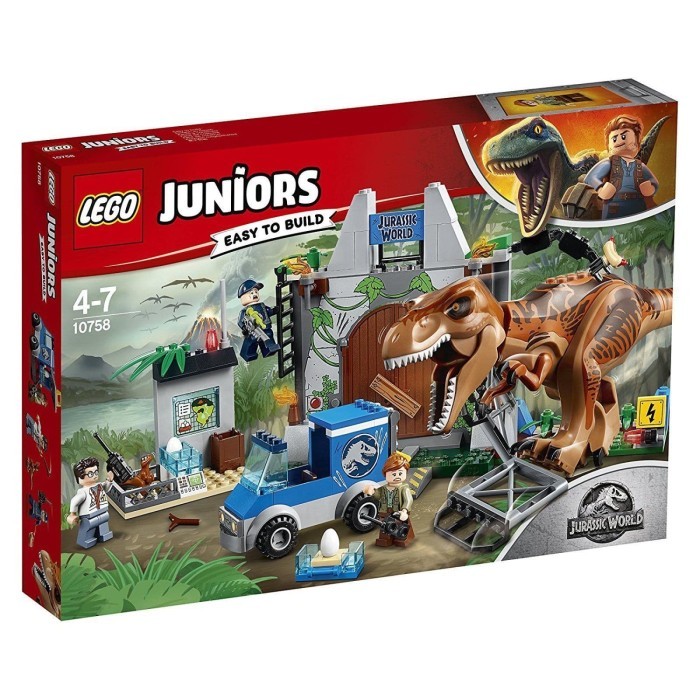 LEGO Juniors - 10758 Jurassic World T-rex Breakout Set Dinosaurus Dino