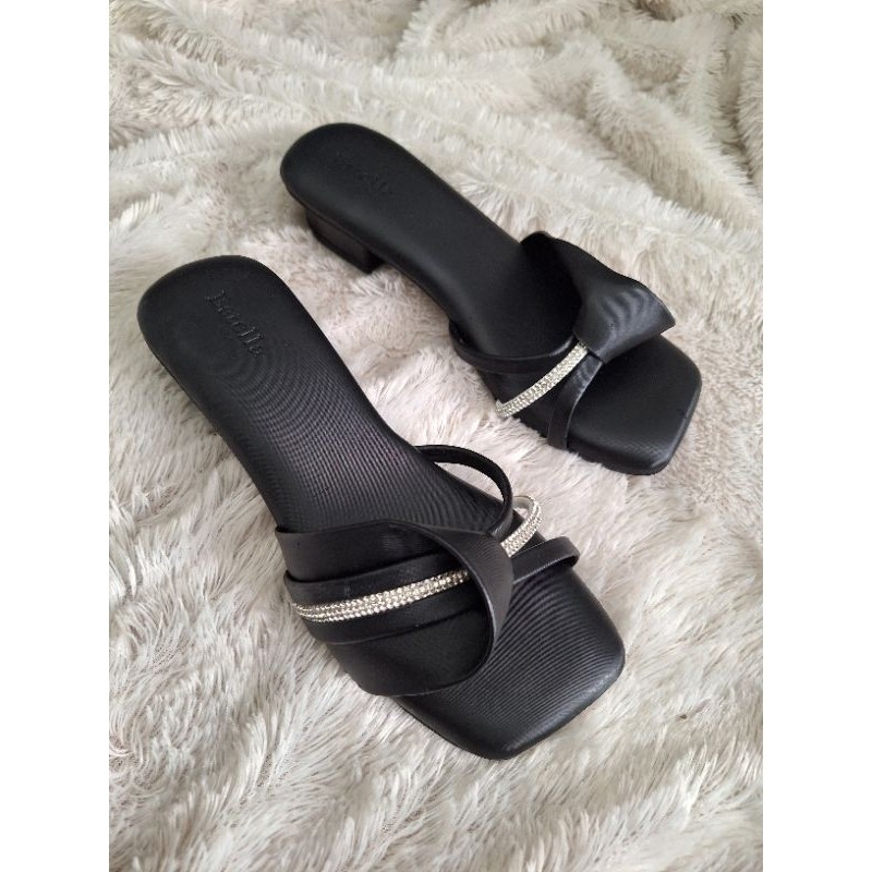 TOMOYSHOP Komera Shop Sandal Wanita - Sendal Heels Wanita Hak Chunky 3 CM LN05