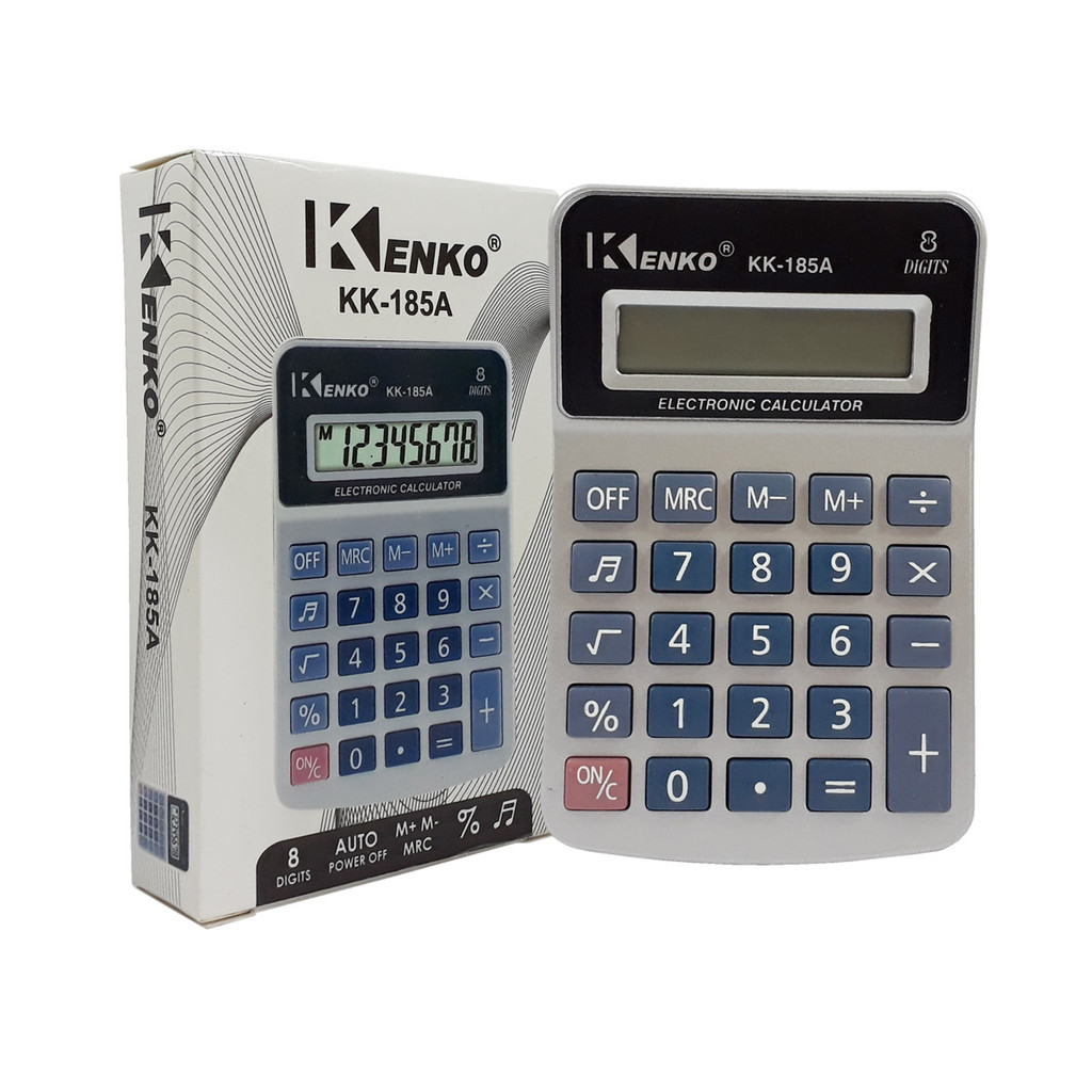 

Calculator 8 Digit Kalkulator Saku Practical KK 185A Box Putih Best Seller