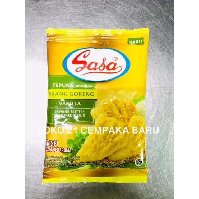 

Sasa Tepung PISANG GORENG VANILLA 80 gram |Sasa Tepung Murah Promo 80g