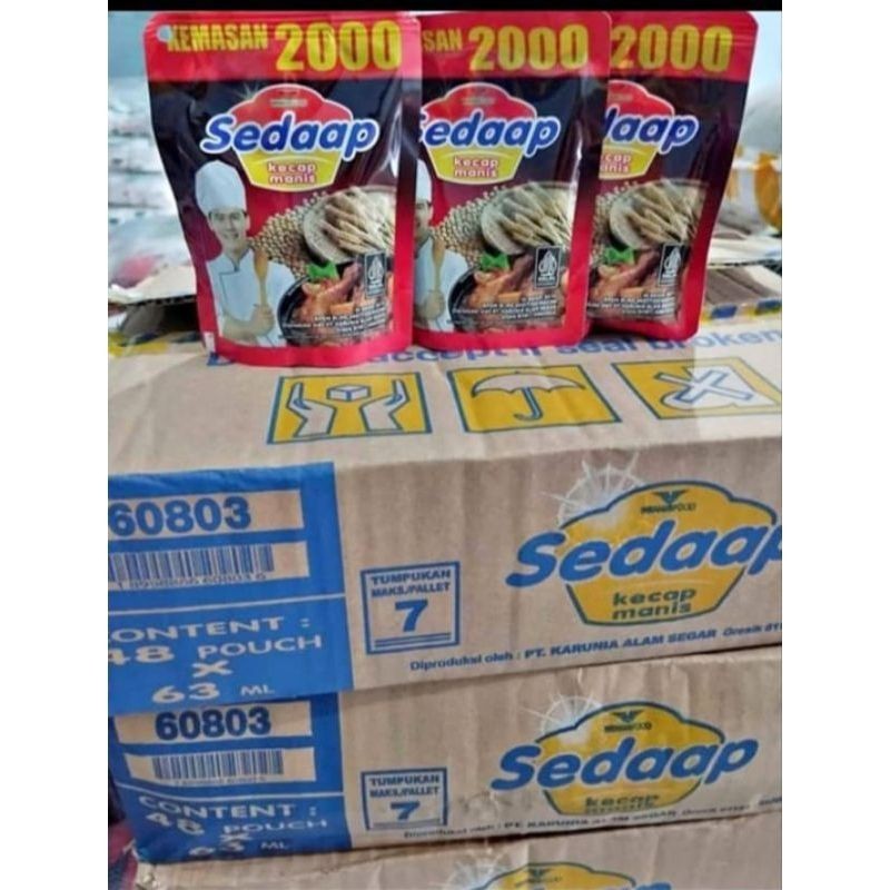 

kecap sedap 2000 1 dus isi 48 x 77gr -ready stok !!