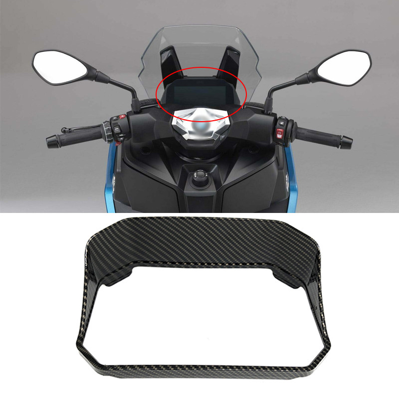 Carbon Look Sun Visor Instrument Hat For BMW C400X C400GT C400 X C 400 X GT C 400X 400GT Cover Prote