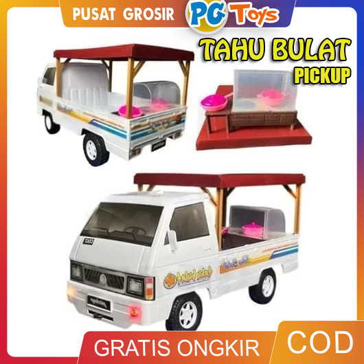 

PGTOYS Mainan Mobil Pick Up L300 Miniatur Black Hitam BO Musik Dan Lampu LED Mainan Anak Laki