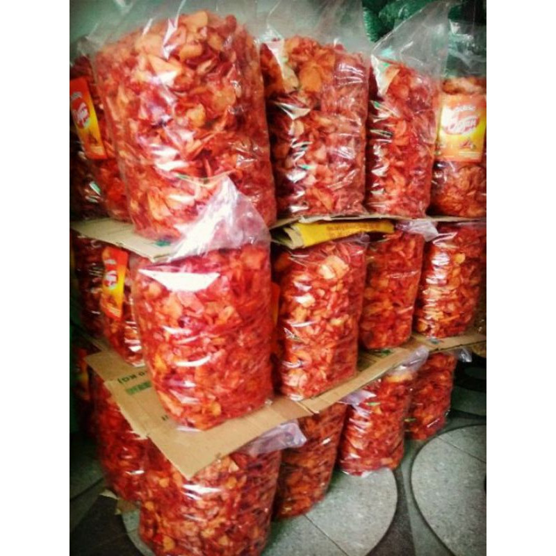 

CHUBA KRIPIK SINGKONG BALADO / KERIPIK CHUBA / SNACK KILOAN /