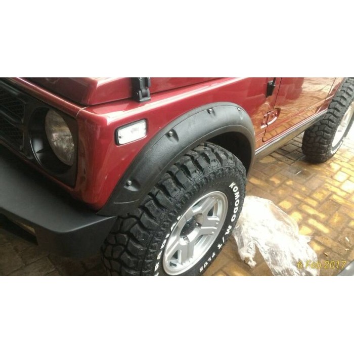 over fender bulat karet jimny katana