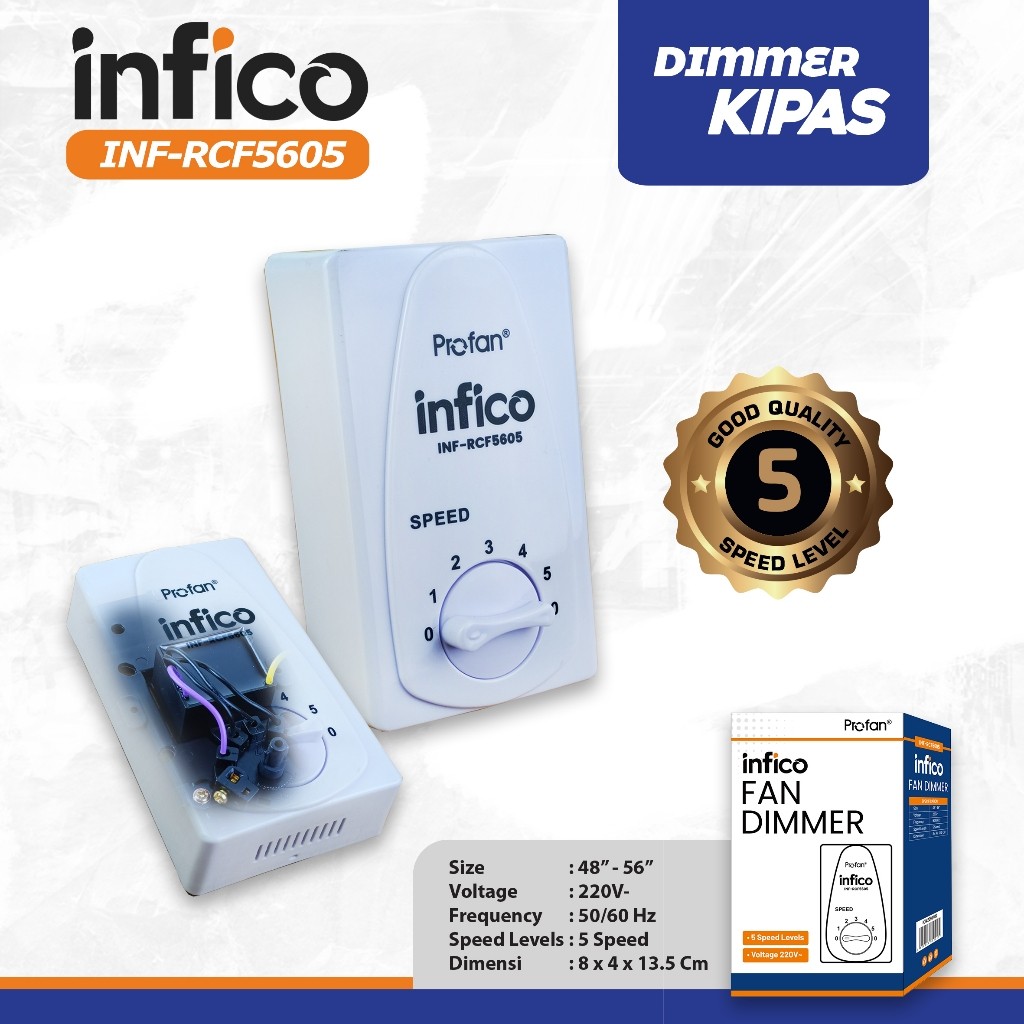 SWITCH KIPAS ANGIN UNIVERSAL CEILING FAN PLAFON DENGAN KAPASITOR SAKLAR KIPAS ANGIN GANTUNG BESI 56