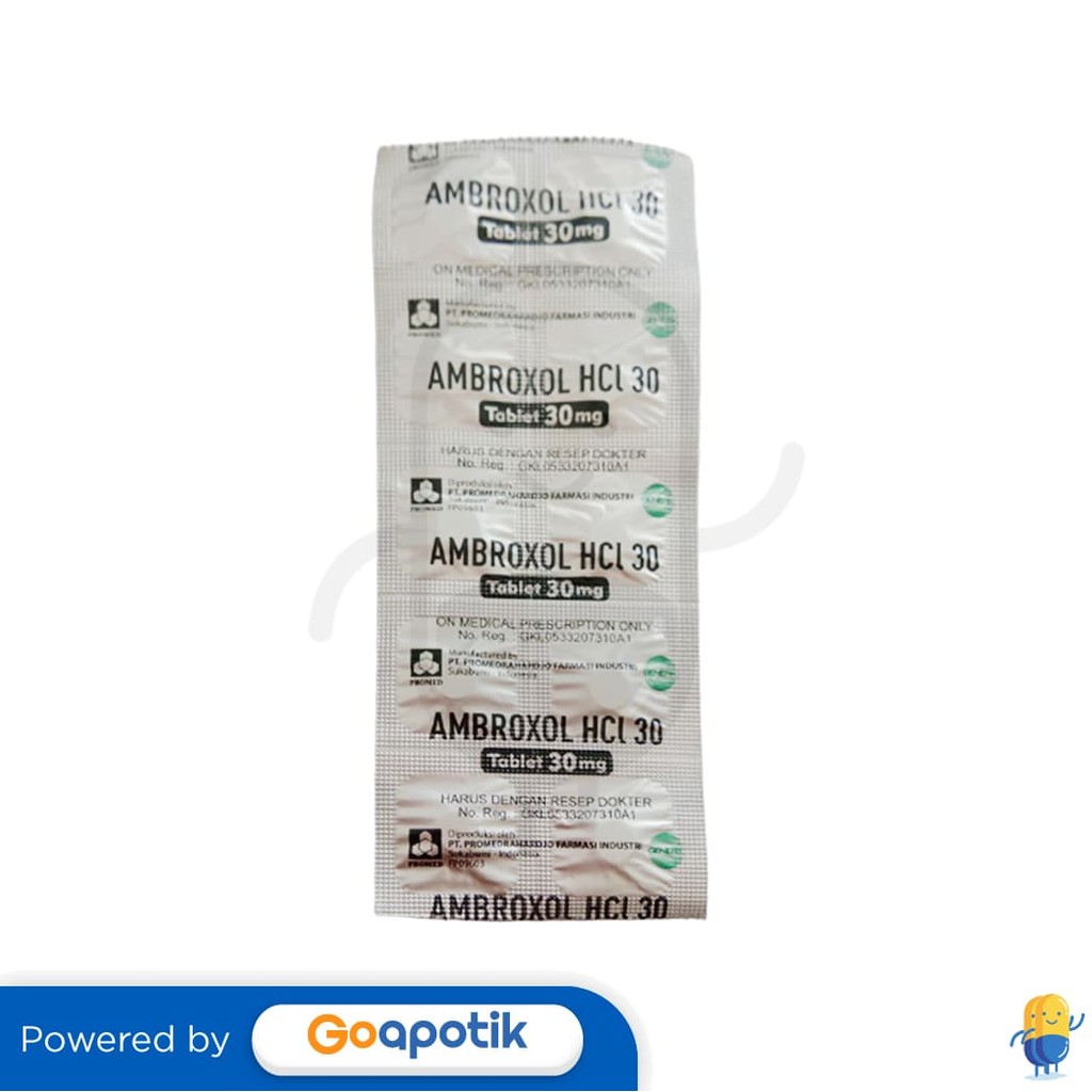 Ambroxol Promed 30 Mg Strip 10 Tablet