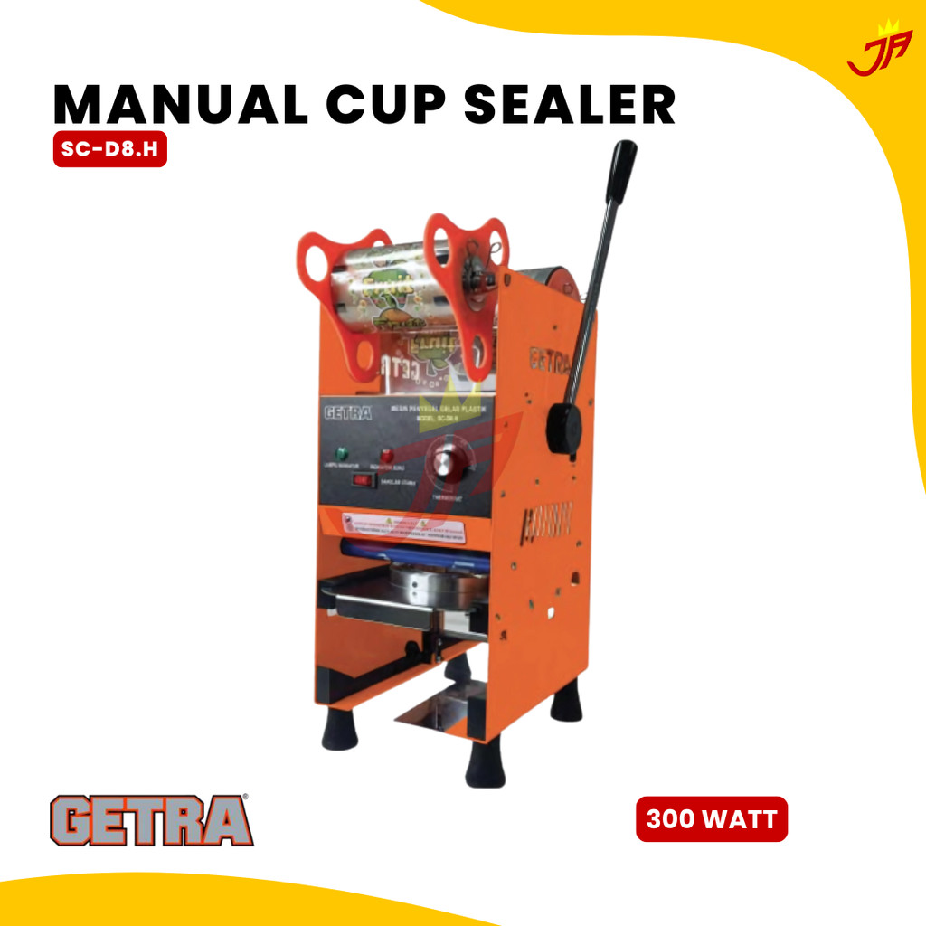 GETRA Manual Cup Sealer SC-D8.H / SC-D8H / Mesin Press Gelas Minuman SC D8