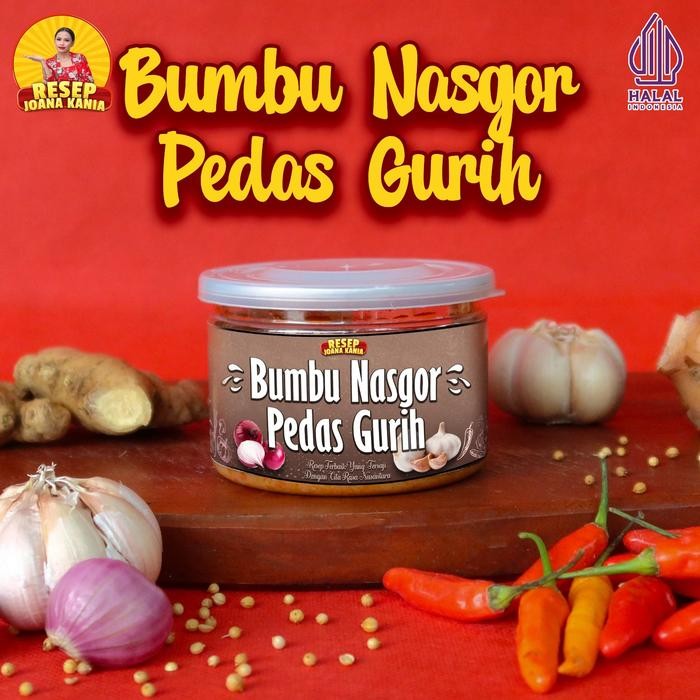 

[[Promo]]New Bumbu Nasgor Pedas Gurih 200g ResepJoanaKania/ Bumbu Masak Nasi Goreng Halal Instan Praktis Serbaguna