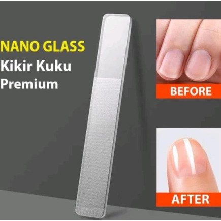 KIKIR KUKU MANICURE PEDICURE / PENGKILAN DAN PENGIKIR KUKU NANO GLASS / ALAT NAIL ART AMPLAS/ NAIL S