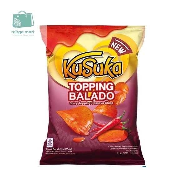 

KUSUKA KRIPIK SINGKONG SAOS BALADO 160 GR mirga mart