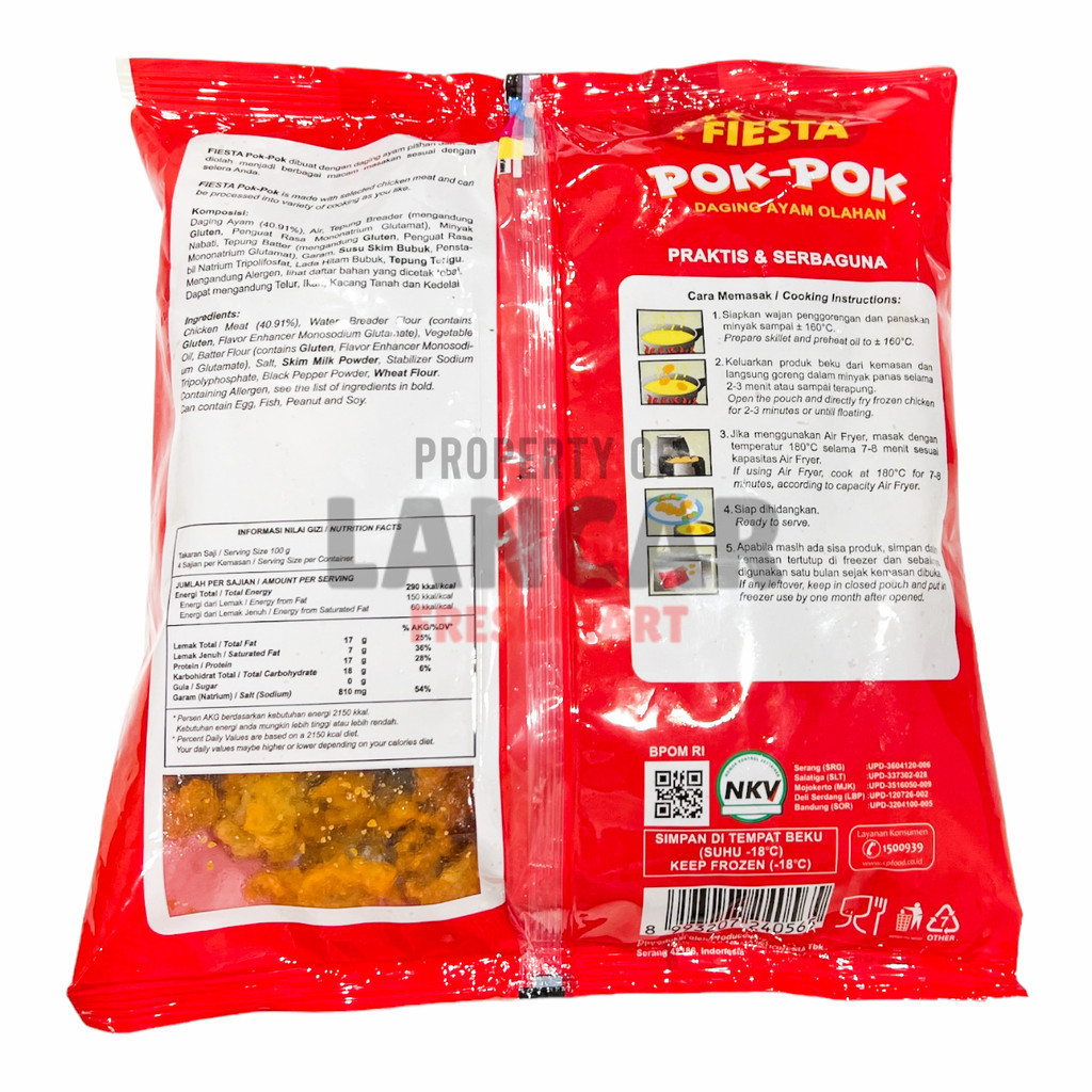 

RB FIESTA POK POK 400GR / FIESTA POK-POK 400GR