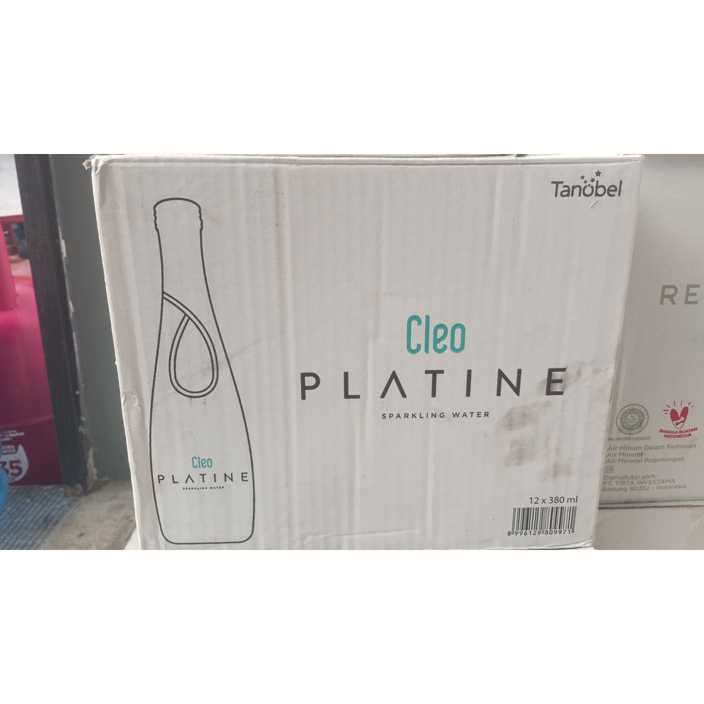 

Cleo Platine Sparkling Water 380ml 1 Dus isi 12 Botol