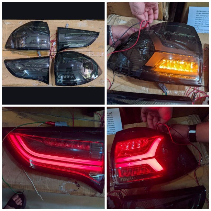 YAB-PJ-0180B-SM Lampu Belakang Stop Lamp Variasi Stoplamp Mitsubishi Pajero 2009-2015 LED-LED Bar Se