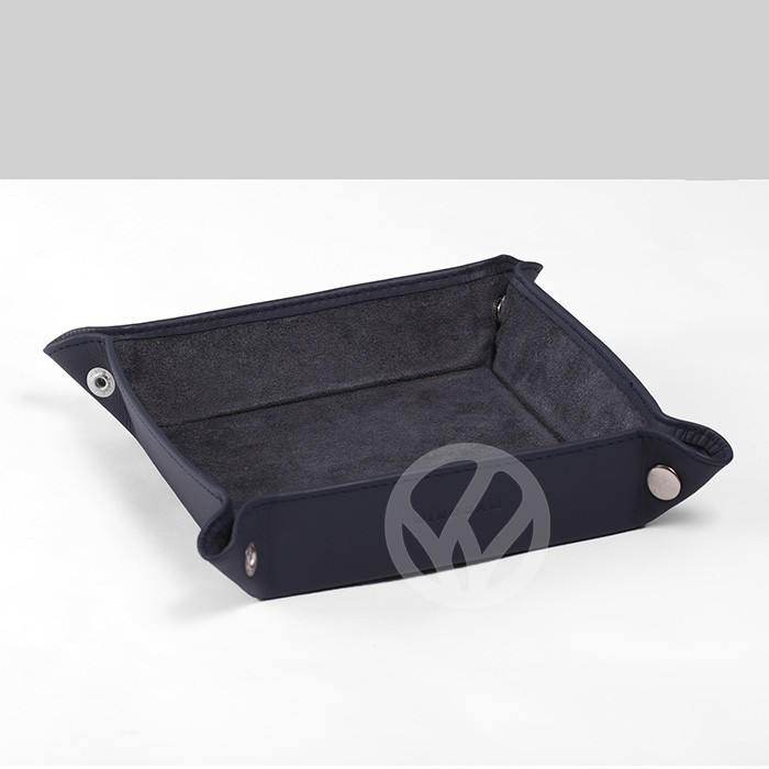 

WINDDAM - Leather Tray / Desk Organizer / Catchall Kulit Asli - Ivar M - Navy