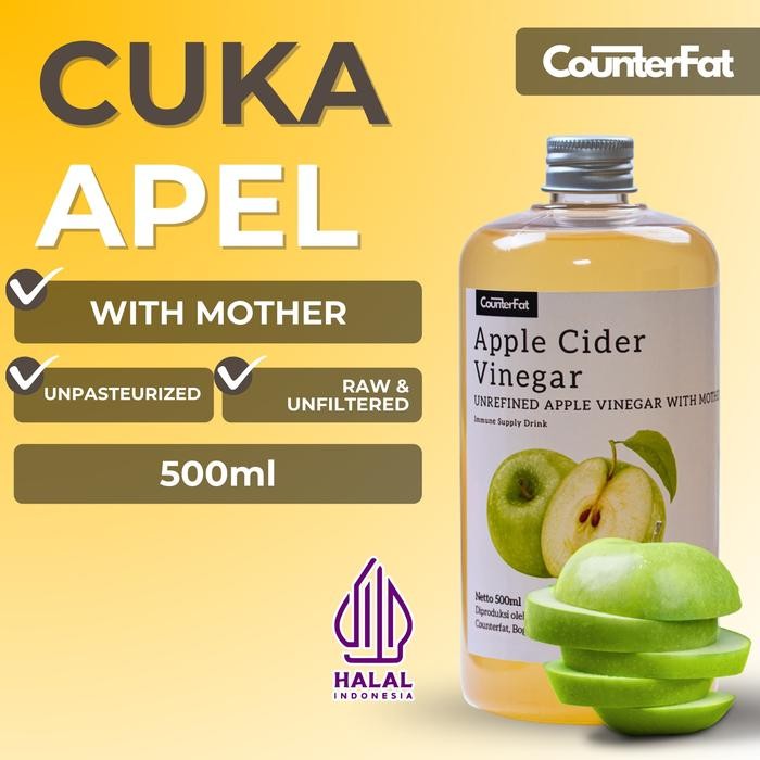 

Promo CounterFat Cuka Apel 500ml With Mother Terlaris