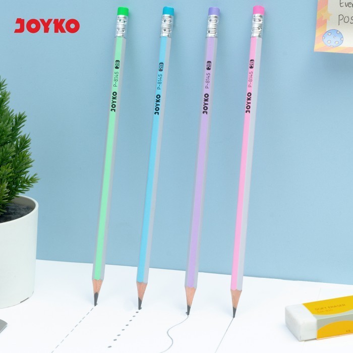 

Pencil Pensil Joyko P-8145 2B (1 Pcs) - Pensil 2B Joyko P-8145